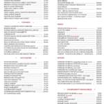 Menu Arroz Bar Restaurant Marrakech June 2023 481112